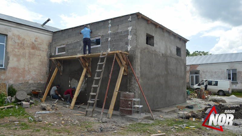 Ջիգրաշեն գյուղի դպրոցում կառուցվում է նոր սանհանգույց