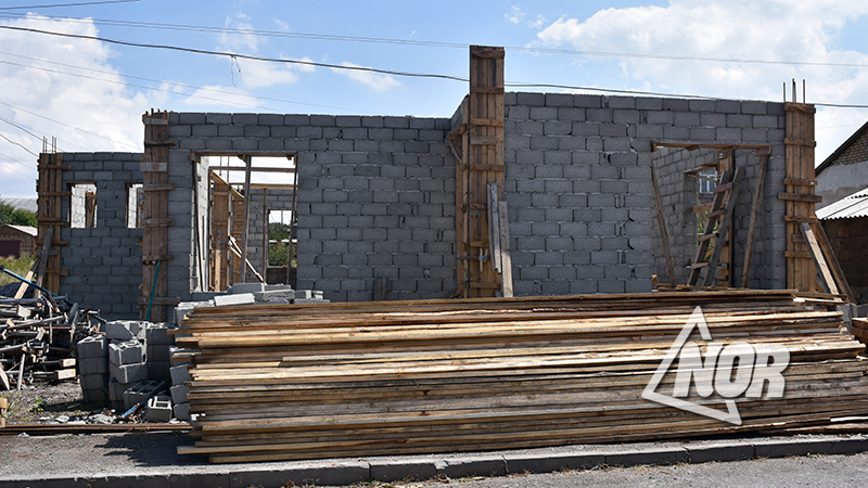 Նինոծմինդայի շրջանում   անցկացվող շինաշխատանքներ «Աջակցություն գյուղին» ծրագրով