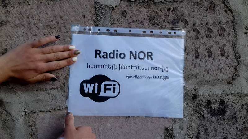 Անվճար ինտերնետ Նինոծմինդա քաղաքի կենտրոնում. NOR ռադիոկայանի  նոր նախագիծը