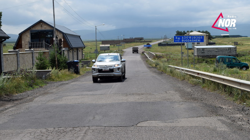 Նինոծմինդա-Ծալկա-Թբիլիսի ճանապարհի մի հատվածը վերանորոգվել է (ֆոտո)