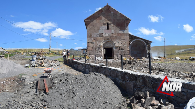 Բարեկարգվում է Սաղամո գյուղի եկեղեցին