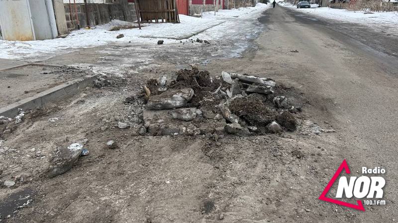 Նինոծմինդայի Կարլ Մարքս փողոցում ջրի արտահոսքը դադարեցվել է