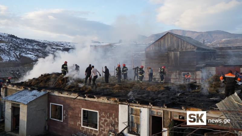 Ծղրութի գյուղում հրդեհը մարվել է