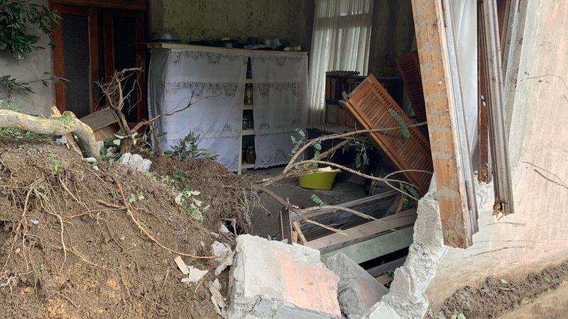 Վրաստանի մի քանի գյուղերում սողանքի հետեւանքով վնասվել է յոթ տուն