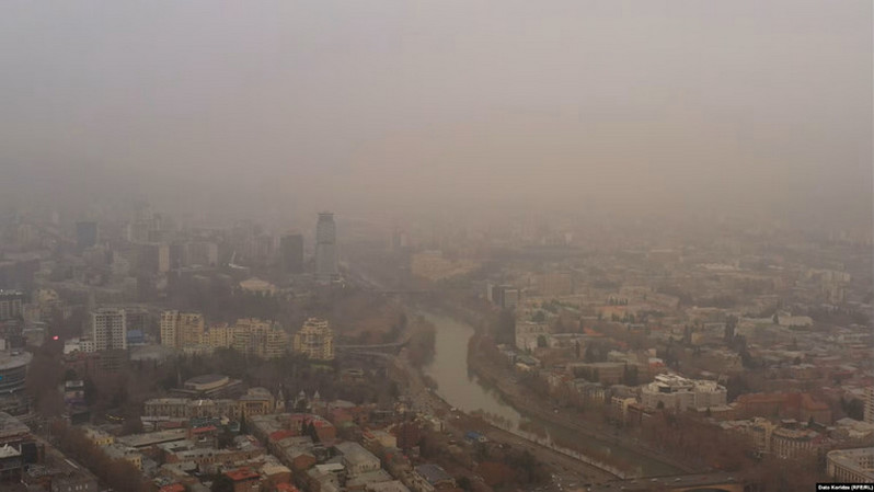 Վրաստանի վեց քաղաքներում օդի աղտոտվածության բարձր մակարդակ է գրանցվել
