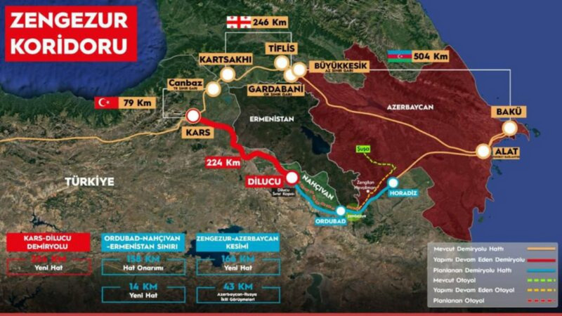 Թուրքիան սկսում է Ադրբեջանի ուղղությամբ երկաթուղու կառուցումը