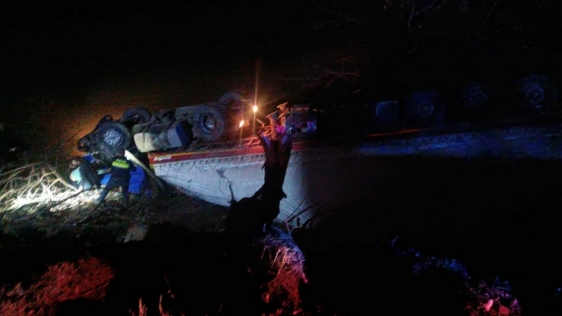 Բորժոմիում բեռնատարն ընկել է ձորը. զոհվել է մեկ մարդ