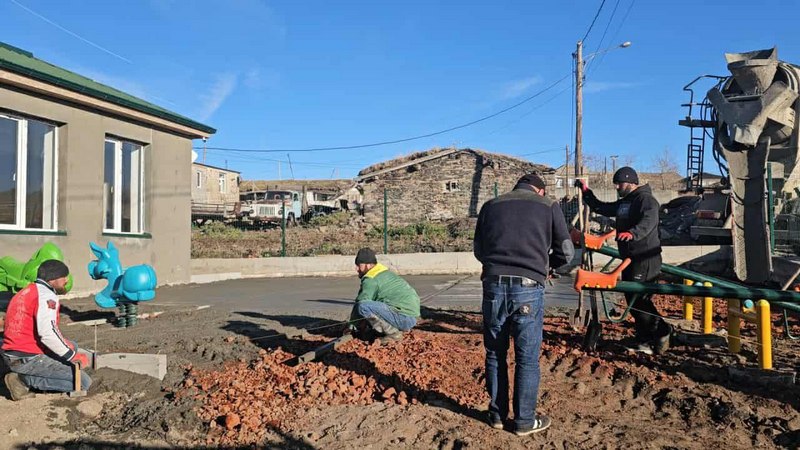 Սկսվել է Փարվանայի մանկական խաղահրապարակի բարեկարգման աշխատանքները