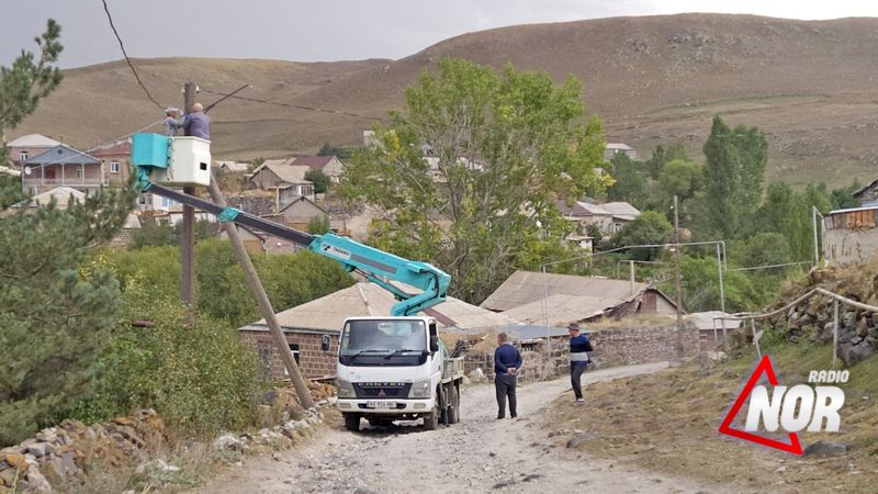 Գիշերային լուսավորության աշխատանքները շարունակվում է Հեշտիայում
