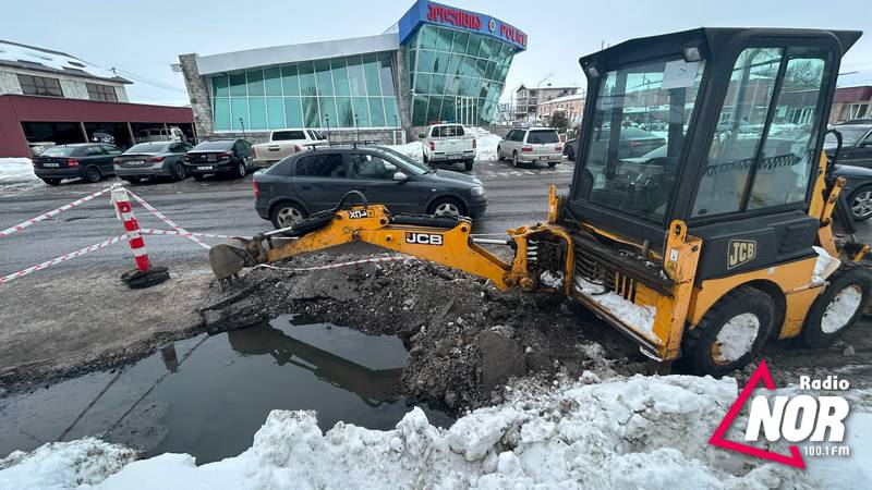 Նինոծմինդայում վերացվում է ջրի արտահոսքի հերթական խնդիրը