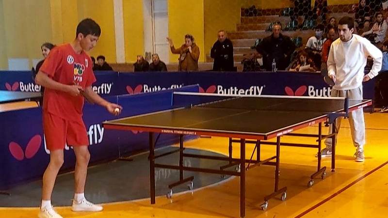 Նինոծմինդայի սեղանի թենիսի հավաքականի ելույթը Ծղալտուբոյում