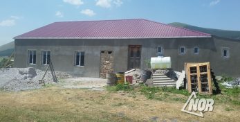 В селе Эштия строится новый культурно-образовательный центр