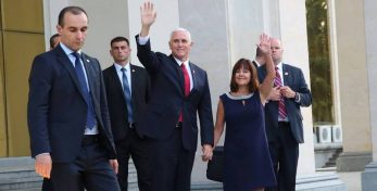 Вице-президент США Майк Пенс прибыл в Грузию