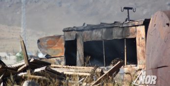 Сгорел вагон в городе Ниноцминда