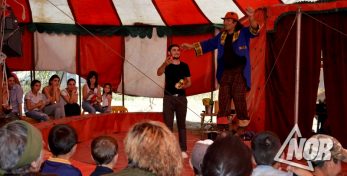 Цирковое представление в Ниноцминде