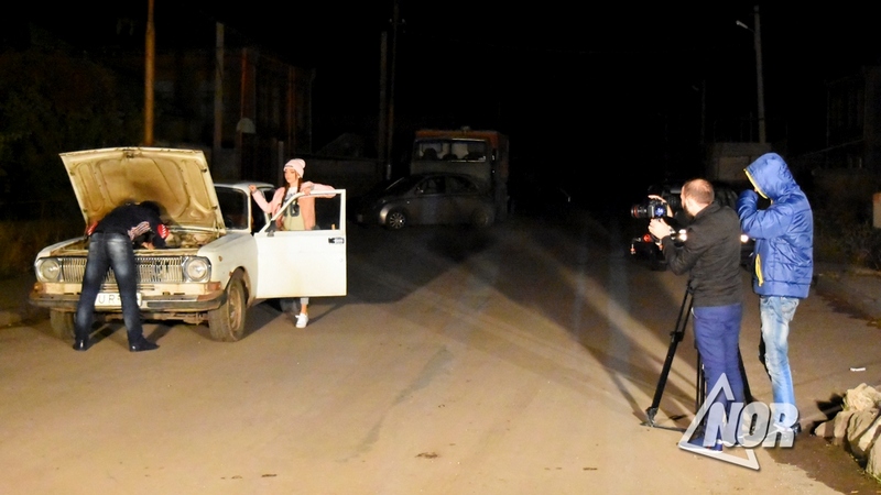 Фото: В Ниноцминде прошла съёмка музыкального клипа Масиса Унаняна