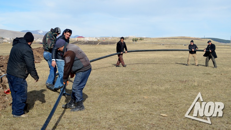 Жители Сагамо газифицировали свое село