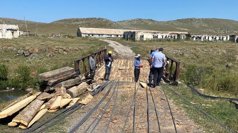 Начался ремонт моста в селе Спасовка