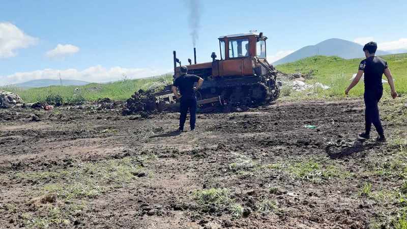 Проблема мусорной свалки у села Гореловка решена