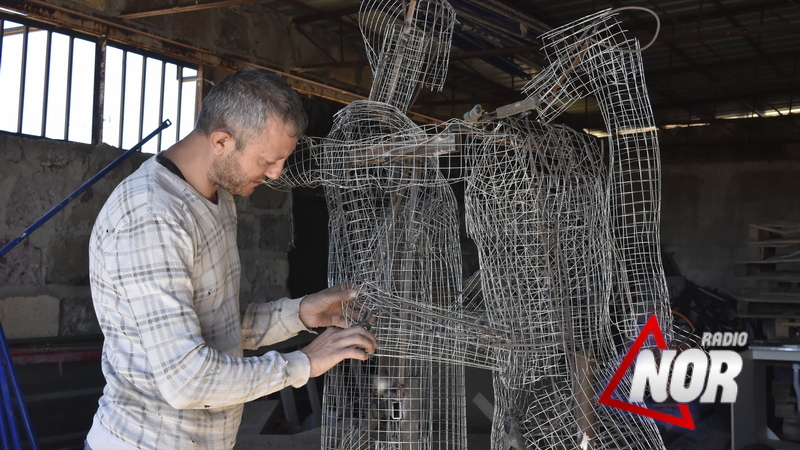 Железное искусство. Как скульптор из Армении создает металлические скульптуры