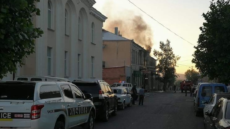 Фотографии со вчерашних беспорядков в Ахалкалаки