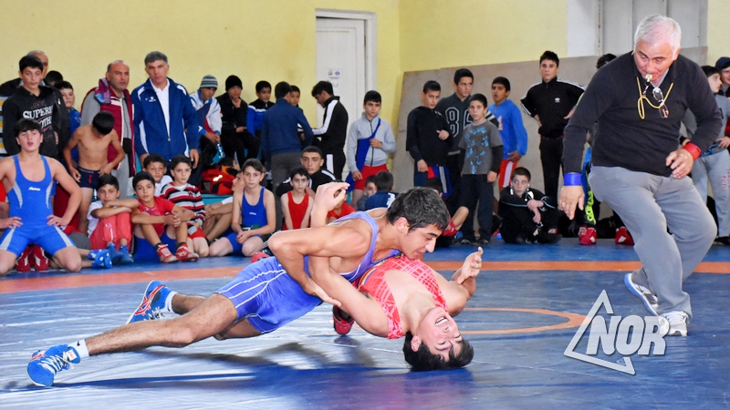12-тый открытый турнир по вольной борьбе в городе Ниноцминда
