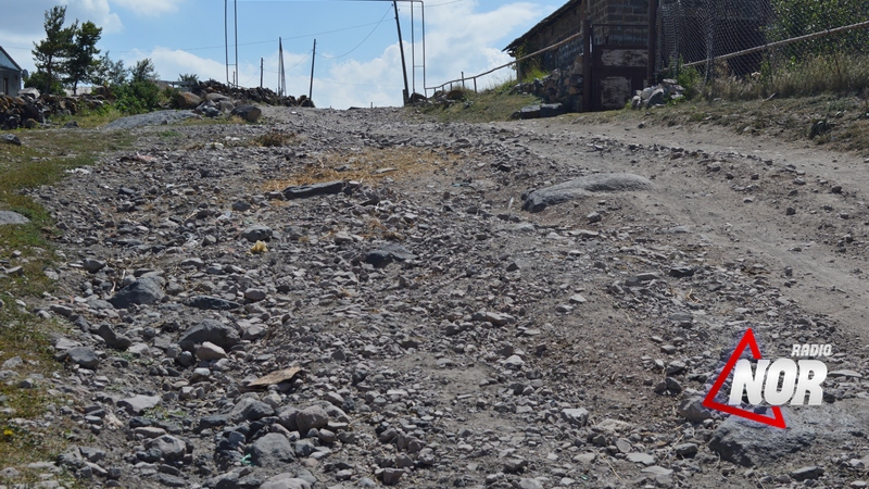 Жители села Эштия жалуются на плачевное состояние дорог внутри села