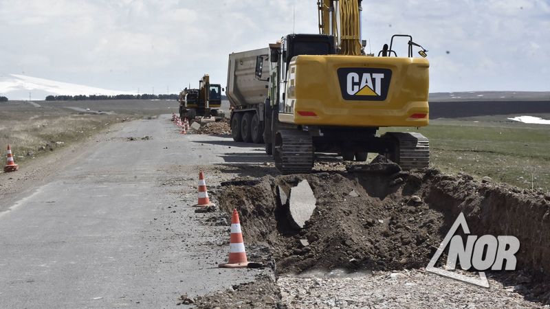 Начались ремонтные работы по реабилитации магистральной дороги Ниноцминда-Бавра