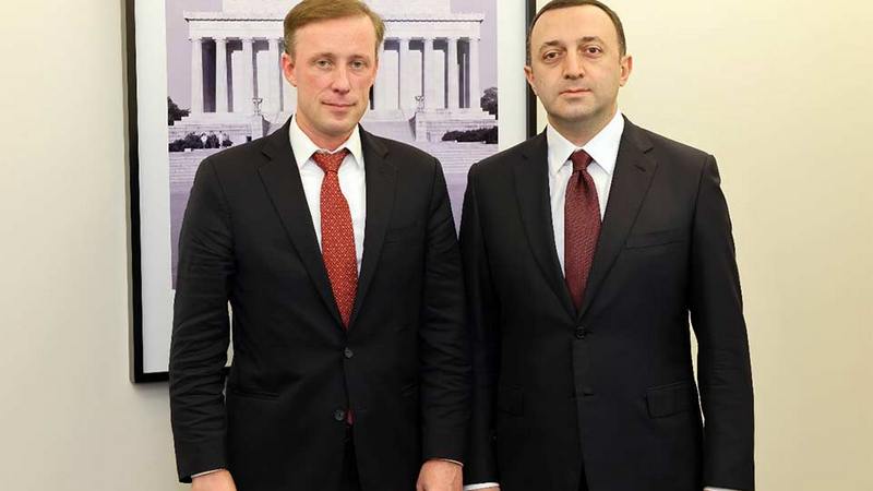 Ираклий Гарибашвили встретился с советником президента США Джейком Салливаном