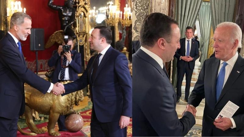 Премьер Грузии принял участие в торжественном ужине организованном королем Испании