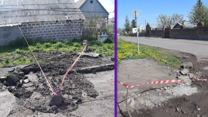 Устранены протечки воды на улицах Гоголя и Карла Маркса в Ниноцминде