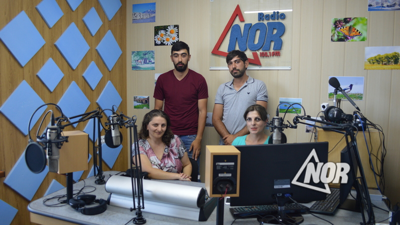 Гость в студии радио NOR жители села Эштия