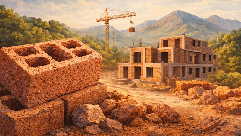 В Тбилиси запускают производство эко-блоков из Джавахетской пемзы