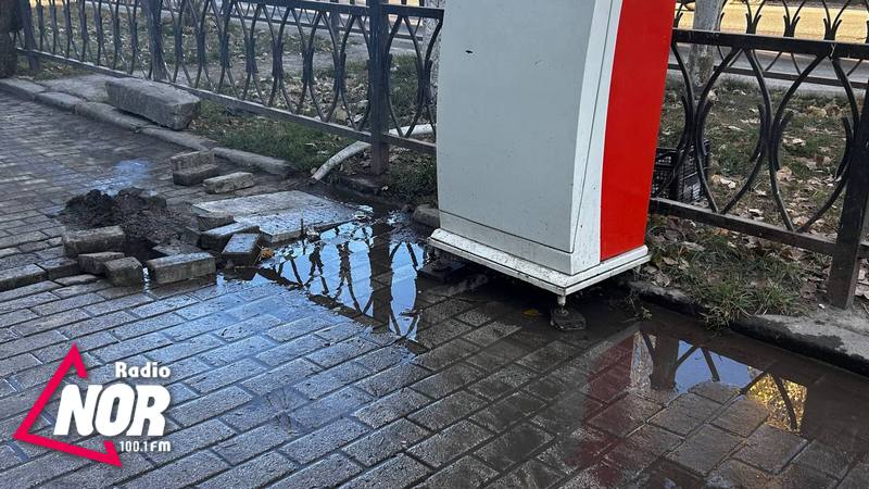 Утечка воды длится более 20 дней