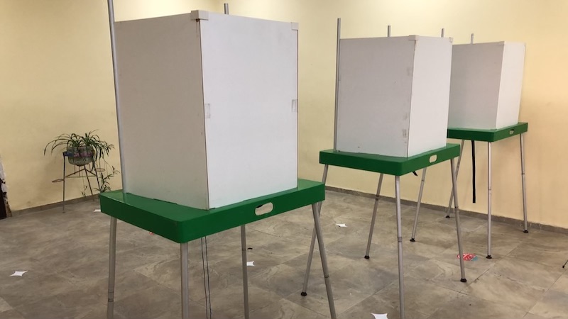 ЦИК Грузии рассматривает изменение конструкции кабины для голосования
