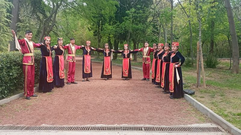 Նինոծմինդայի Մշակույթի կենտրոնի երգի եւ պարի համույթները՝ Թբիլիսիում