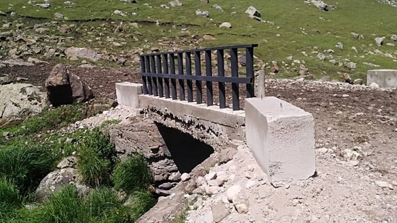 В селе Б.Ханчалы начались ремонтные работы мостов