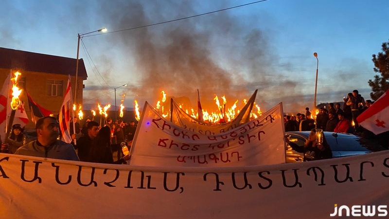 «Признать, осудить» – Факельное шествие в Ахалкалаки (Photo)