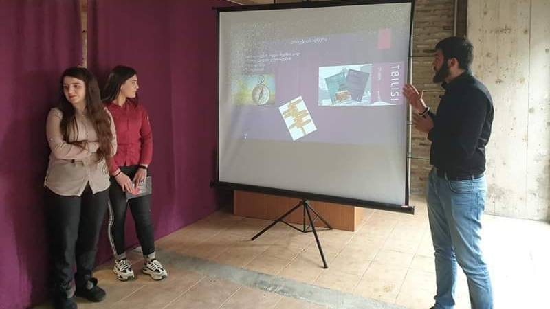 Презентация проектов, которые подготовили ученики, волонтеры и студенты ААЦ Грузии.
