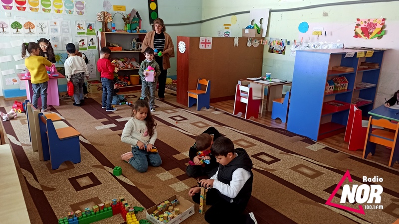 Детские садики Ниноцминдского муниципалитета возобновили работу