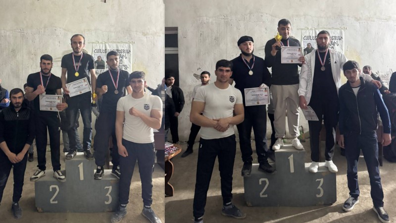 В Малом Самсаре состоялся турнир по армрестлингу, посвященный памяти Гамлета Нахапетяна