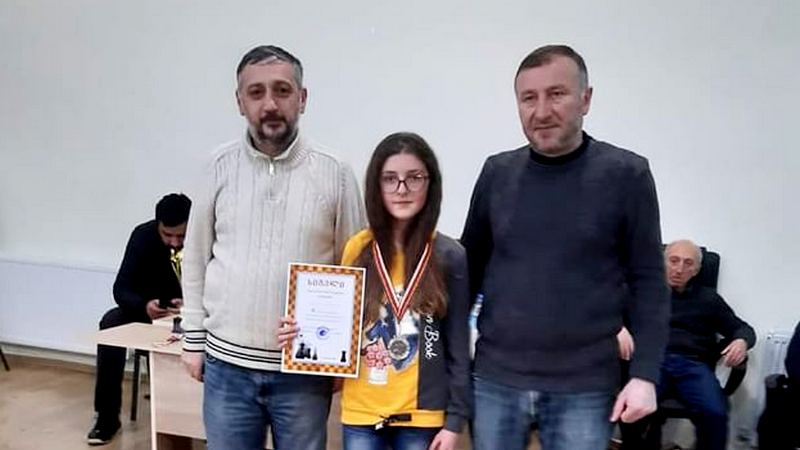 Тамара Арзуманян заняла первое место в чемпионате Самце-Джавахетского региона по шахматам
