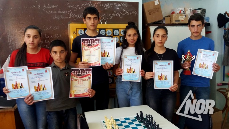 Состоялся молодежный шахматный турнир в городе Ниноцминда/фото