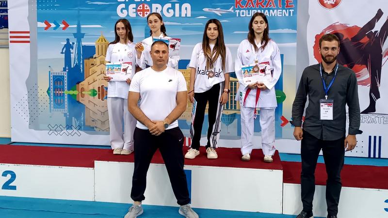 Юля Аветисян из Ахалкалаки – медалистка чемпионата по карате Georgian Open 2024