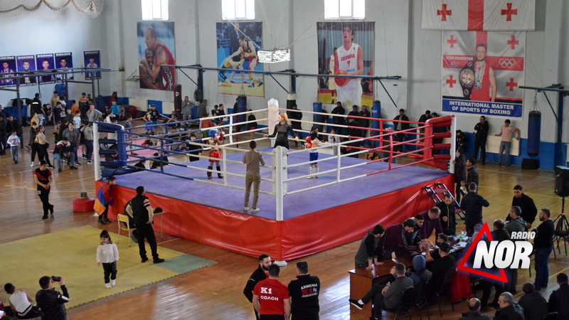 Международный чемпионат по кикбоксингу в Ахалкалакском спорткомплексе