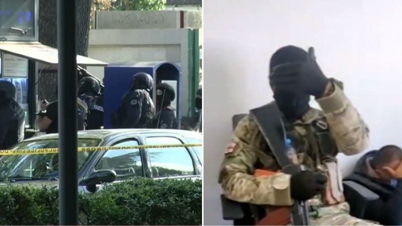 Мужчина захвативший «Банк Грузии» в Зугдиди освободил большую часть заложников