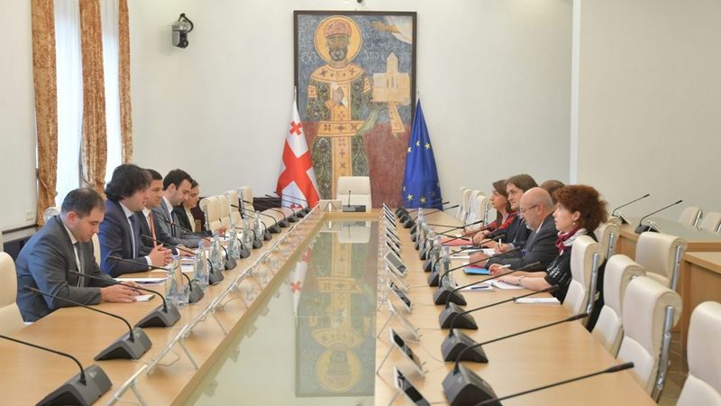 Ираклий Кобахидзе встретился с Верховным комиссаром ОБСЕ по вопросам национальных меньшинств Ламберто Заньером