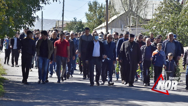В Ниноцминде почтили память жертв войны в Нагорном Карабахе