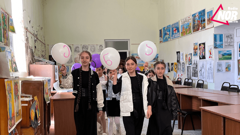 В детской библиотеке Ниноцминды отметили День грузинского языка / фото-видео