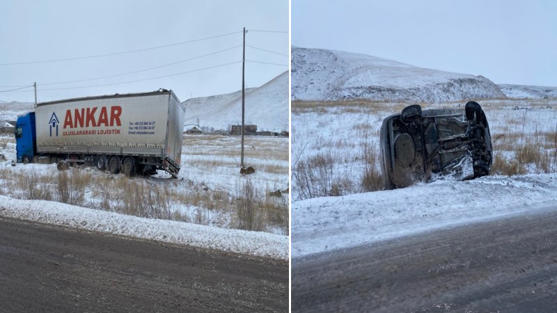 Несколько аварий на дороге Ниноцминда-Ахалкалаки